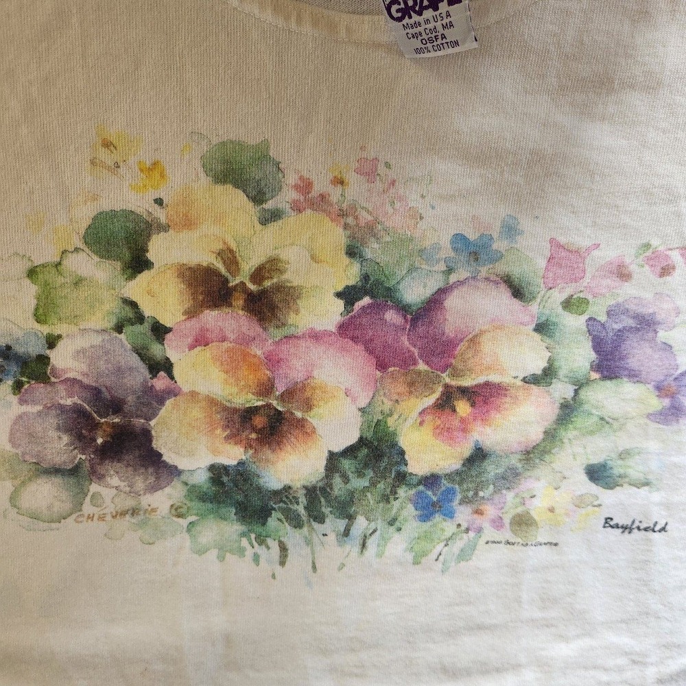90s Floral Oversize Tee‎ - Picture 4 of 7
